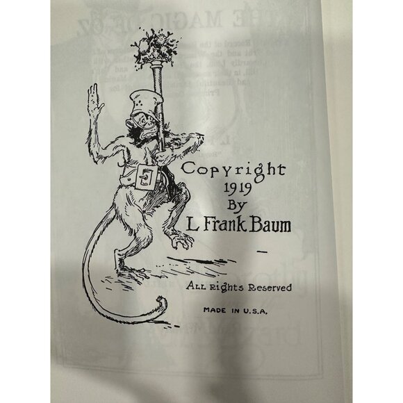 Vintage "Wizard Of Oz" Book Collection & Wizard of Oz Aluminum Sign - Picture 8 of 10